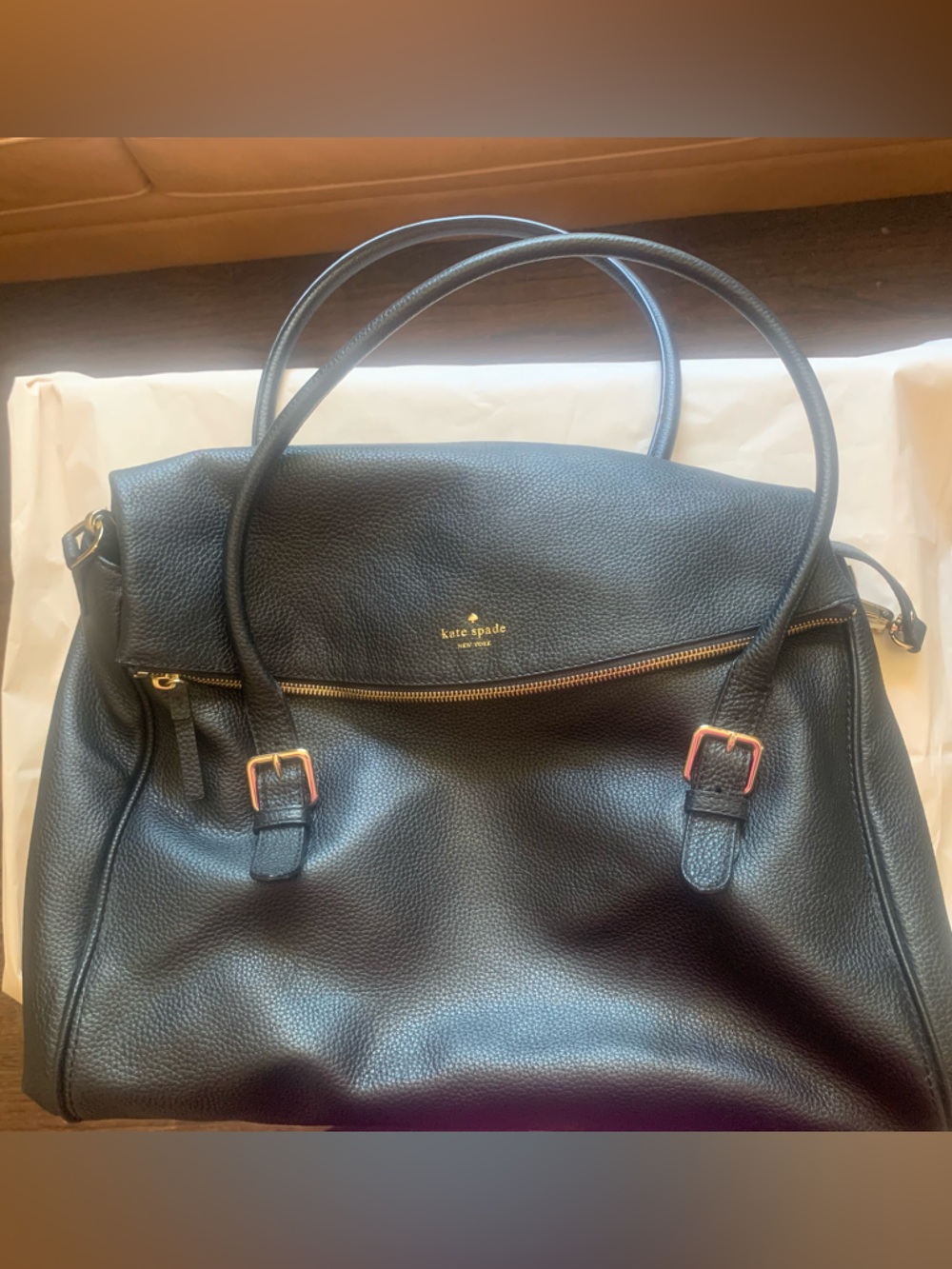 kate spade Brighton Park Pebble Travel Tote